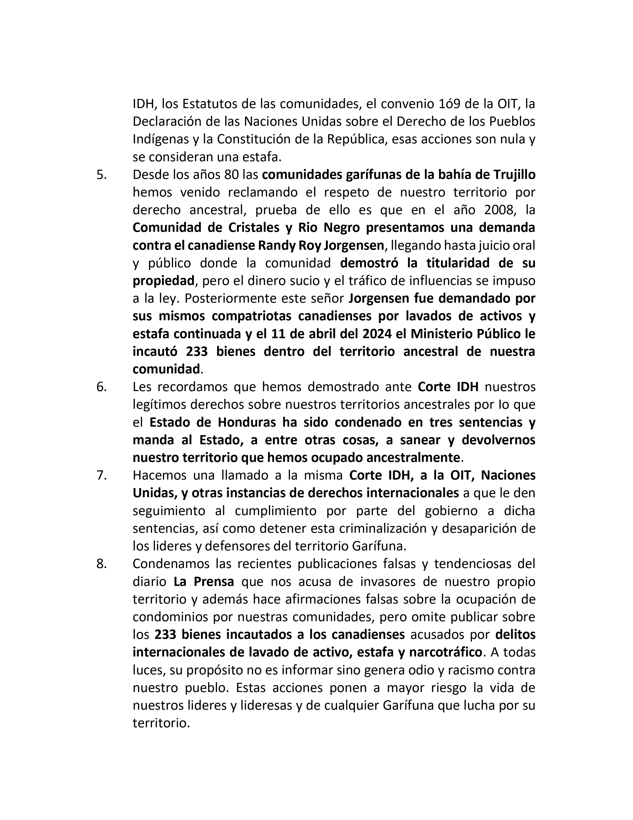 PRONUNCIAMIENTO PÚBLICO page 0002